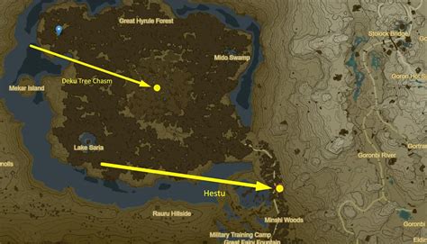 where is hestu botw|where to find hestu.
